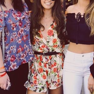 Adorable floral romper